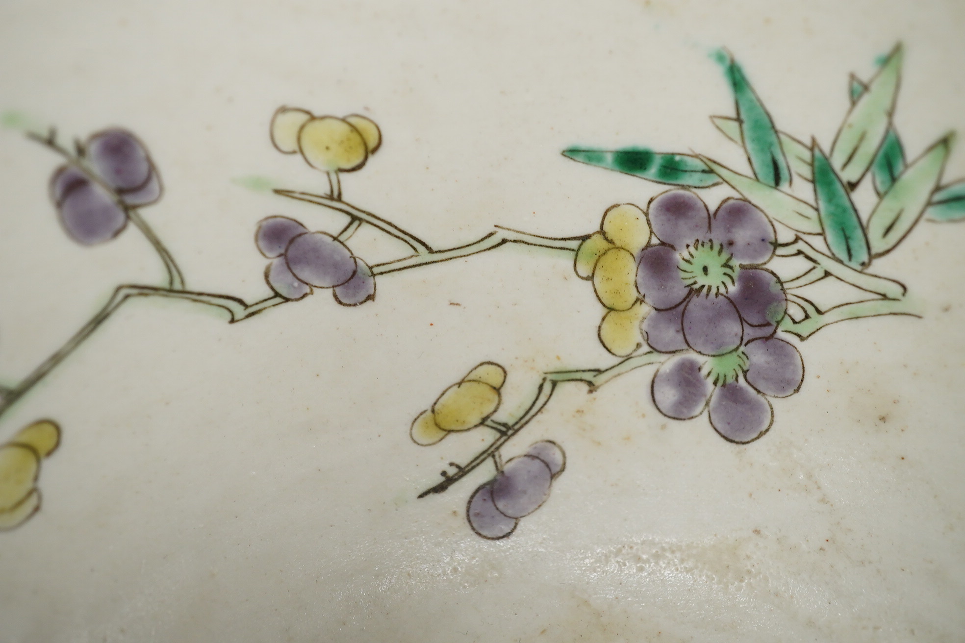 An unusual Chinese famille verte bowl, Guangxu mark, probably Republic Period